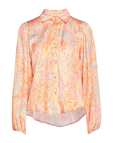 TOY G. Floral shirts & blouses Orange 100% Polyester