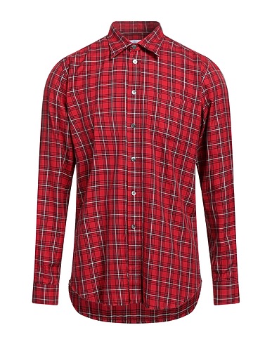 DEPARTMENT 5 Checked shirt Red 100% Cotton