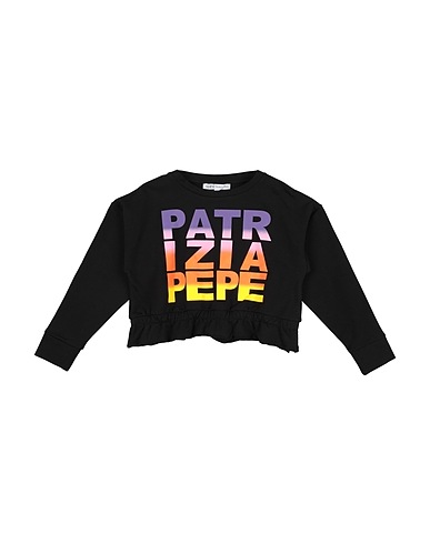 PATRIZIA PEPE Sweatshirt Black 95% Cotton, 5% Elastane