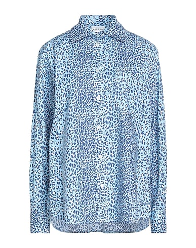 P.A.R.O.S.H. Chemises et chemisiers fantaisie Bleu ciel 100% Coton