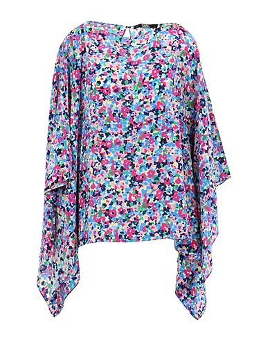 KARL LAGERFELD シルクトップス ブルー シルク 100%