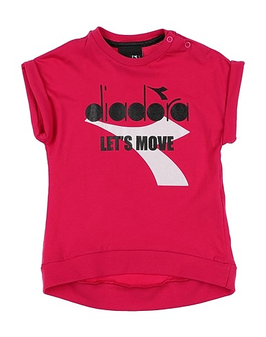 DIADORA T-shirt Fuchsia 100% Cotton