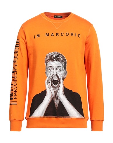 MARCORIC Sweatshirt Orange 100% Baumwolle