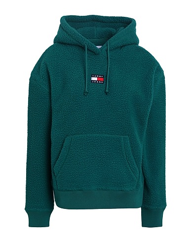 TOMMY JEANS Sweat-shirt Vert émeraude 100% Polyester