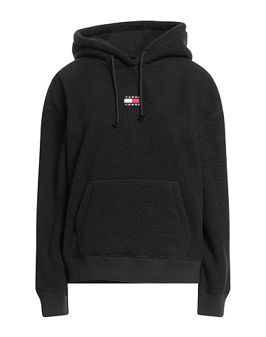 TOMMY JEANS Hoodie Schwarz 100% Polyester