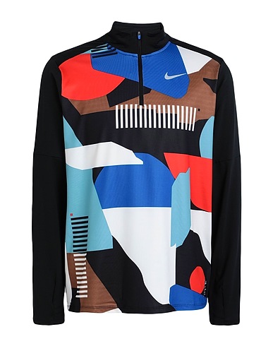 NIKE T-shirt Nike A.I.R. Hola Lou Men's Midlayer Running Top
 Nero 88% Polietilene, 12% Elastan