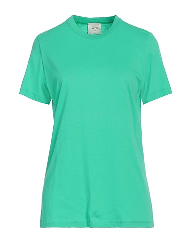 ALYSI Basic T-shirt Green 100% Cotton