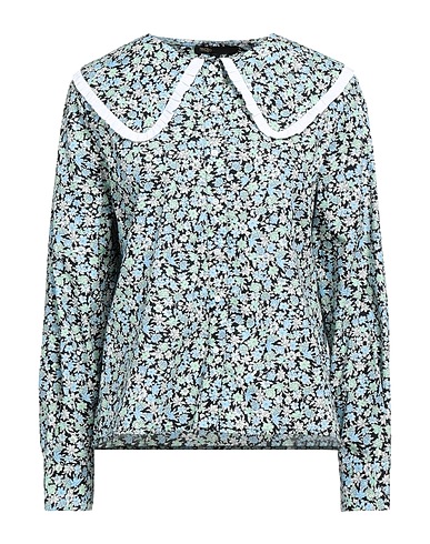 MAJE Floral shirts & blouses Black 100% Organic cotton