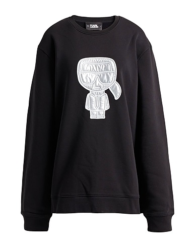 KARL LAGERFELD Sweatshirt Black 89% Cotton, 11% Polyester