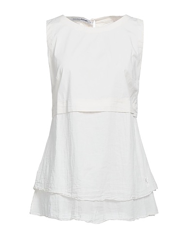 EUROPEAN CULTURE Top Beige 98% Cotone, 2% Elastan