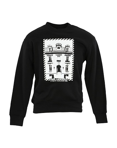 KARL LAGERFELD Sweatshirt Black 89% Cotton, 11% Polyester