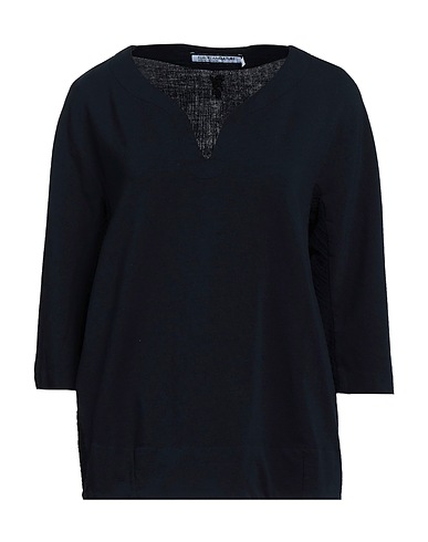 EUROPEAN CULTURE Felpa Blu notte 97% Cotone, 3% Elastan