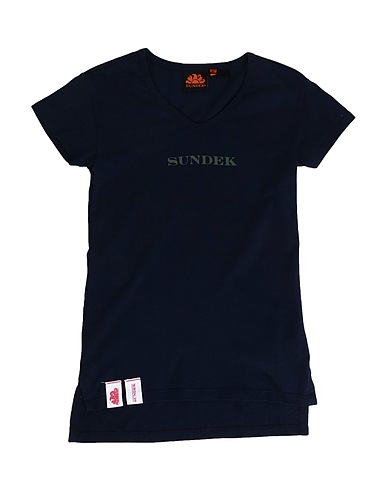SUNDEK T-shirt Navy blue 100% Cotton