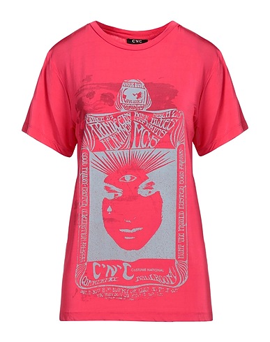 C'N'C' COSTUME NATIONAL T-shirt Fucsia 90% Viscosa, 10% Elastan