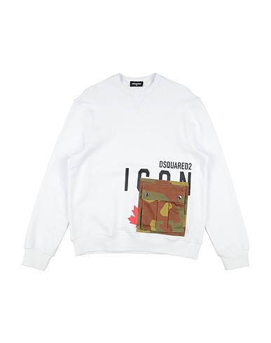 DSQUARED2 Sweatshirt White 100% Cotton