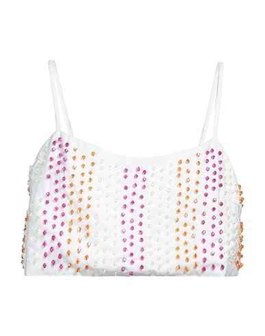 MA'COUTURE Top White 92% Viscose, 8% Polyester