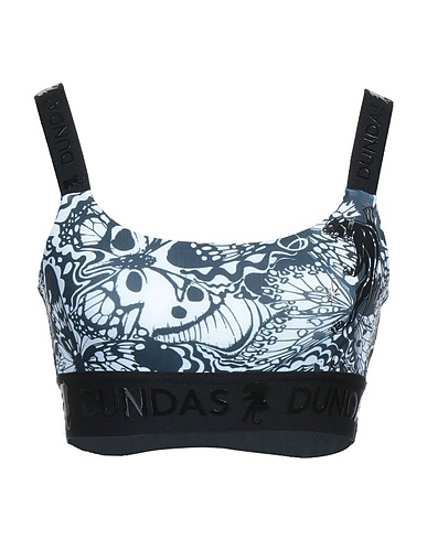 DUNDAS Crop top Black 82% Polyester, 18% Lycra®
