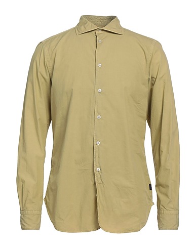 THE GIGI Solid color shirt Light green 100% Cotton