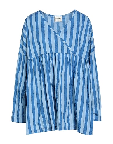 ALESSIA SANTI Top Blue 100% Cotton