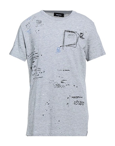 DSQUARED2 T-shirt Light grey 88% Cotton, 12% Viscose