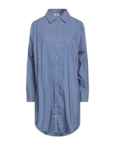 AG JEANS Shirt dress Blue 73% Cotton, 24% Polyester, 3% Elastane