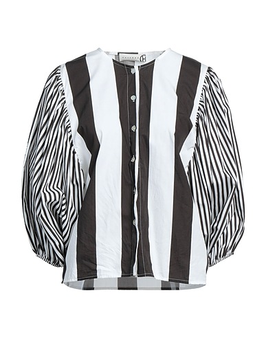 HAVEONE Camicia a righe Testa di moro 100% Cotone