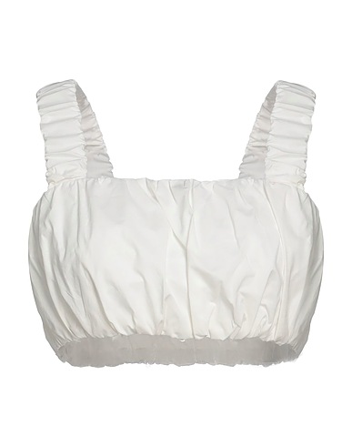 SOLOTRE Top Bianco 100% Cotone