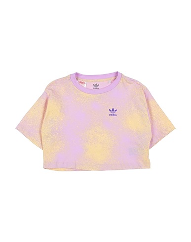 ADIDAS ORIGINALS T-shirt CROP TEE
 Lilla 100% Cotone, Elastan