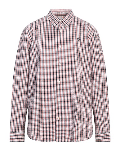 TIMBERLAND Checked shirt Antique rose 70% Organic cotton, 30% Polyester