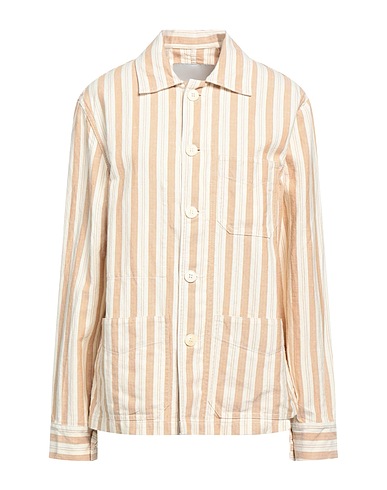 (+) PEOPLE Patterned shirts & blouses Ivory 100% Cotton