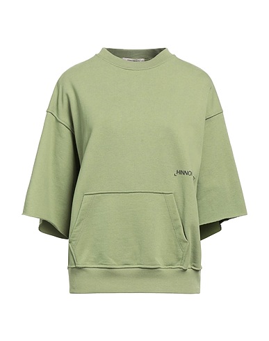 HINNOMINATE Sweatshirt Sage green 100% Cotton