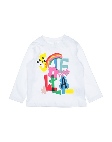 STELLA McCARTNEY KIDS T-shirt Bianco 100% Cotone