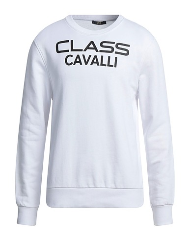CAVALLI CLASS Sweatshirt White 100% Cotton