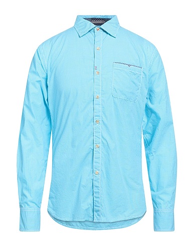 ROBERT GRAHAM Camicia a quadri Azzurro 100% Cotone