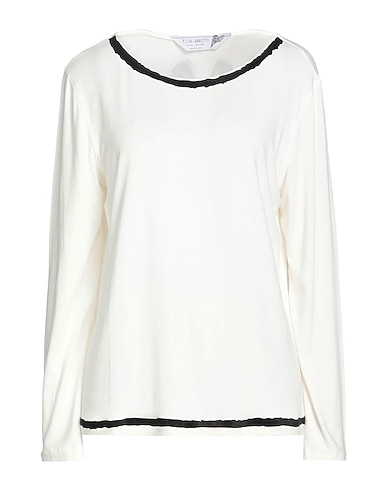 ELISA CAVALETTI by DANIELA DALLAVALLE T-shirt White 90% Viscose, 10% Elastane