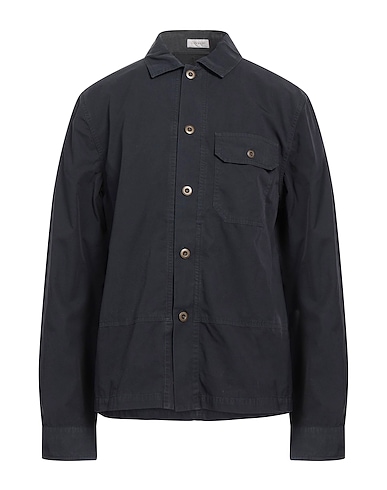 GLANSHIRT Solid colour shirt Black 100% Cotton