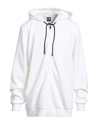 COLMAR Hooded sweatshirt White 65% Polyester, 35% Cotton