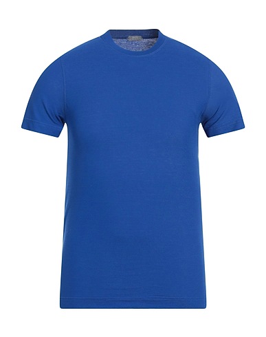 ZANONE ベーシックTシャツ BY SLOWEAR ブライトブルー コットン 100%