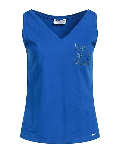 EAN 13 Top Blue 95% Cotton, 5% Elastane