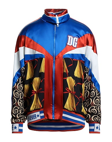 DOLCE&GABBANA Sweatshirt Königsblau 60% Viskose, 35% Seide, 4% Acetat, 1% Elastan