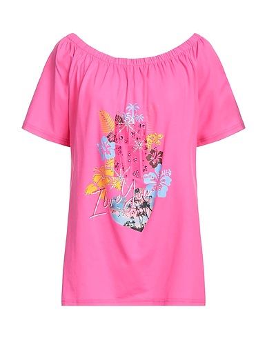 EAN 13 T-shirt Fucsia 94% Cotone, 6% Elastan