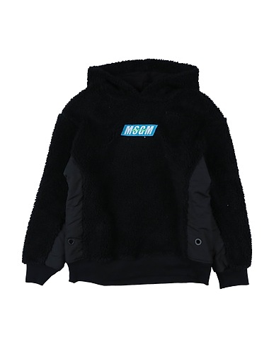 MSGM Hooded track jacket  Black 75% Polyester, 25% Virgin Wool