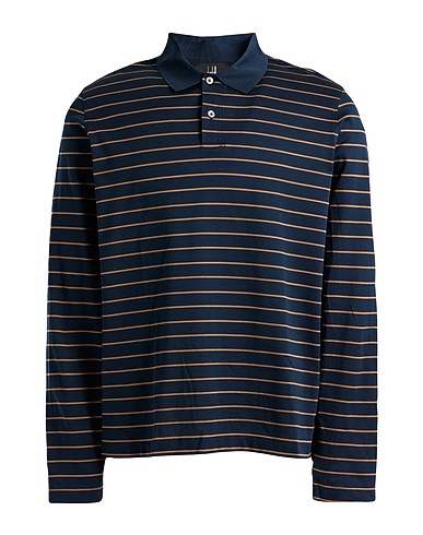 DUNHILL Polo shirt Midnight blue 100% Cotton