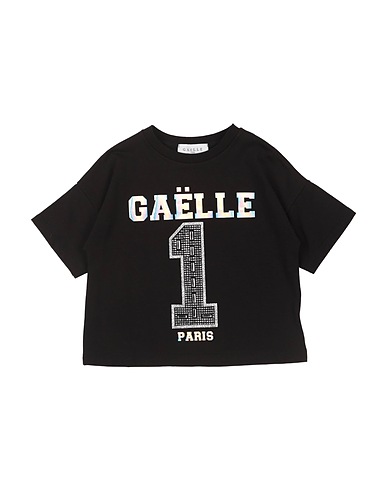GAëLLE Paris T-shirt Nero 95% Cotone, 5% Elastan