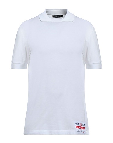 DOLCE&GABBANA Polo shirt White 100% Cotton
