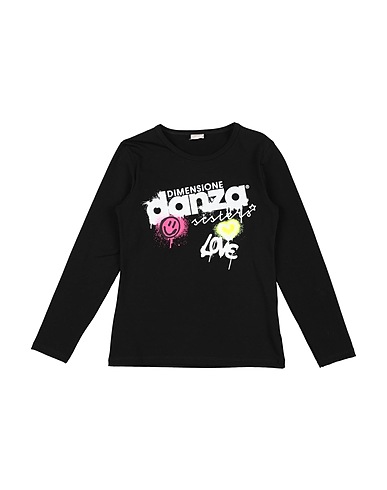 DIMENSIONE DANZA T-shirt T-SHIRT M/L JERSEY STRETCH RAGAZZA
 Black 90% Cotton, 10% Lycra®