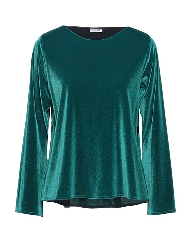 ROSSOPURO Top Emerald green 93% Polyester, 7% Elastane