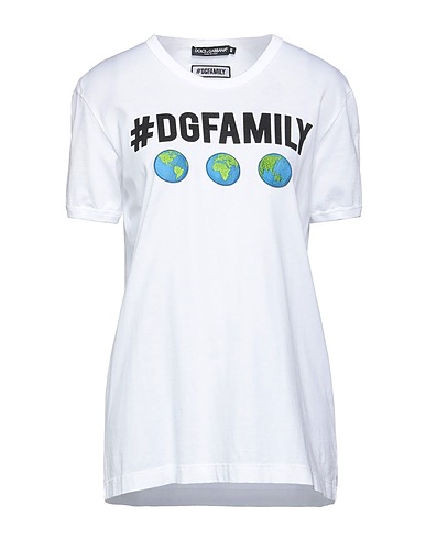 DOLCE&GABBANA T-shirt White 100% Cotton, Polyester, Viscose