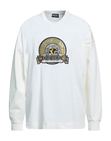 DIESEL Sweatshirt White 100% Cotton