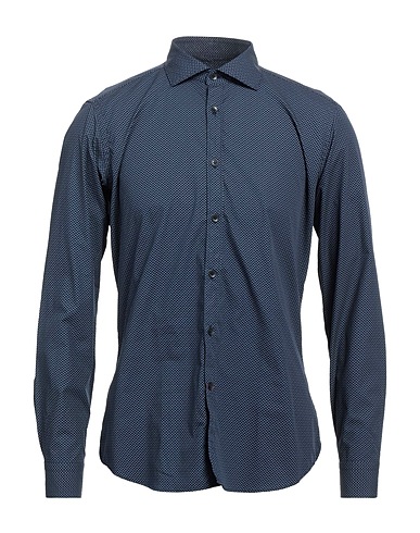 BRIO Camicia fantasia Blu notte 100% Cotone